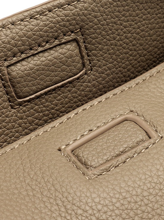 The Artisan Niche Genuine Leather Crossbody Bag with Hidden Magnetic Clasp