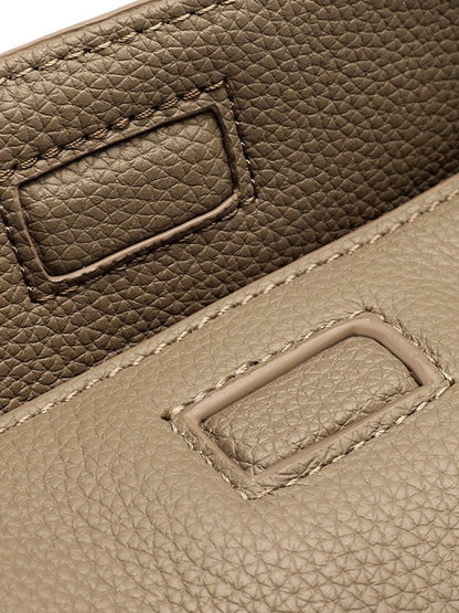 The Artisan Niche Genuine Leather Crossbody Bag with Hidden Magnetic Clasp