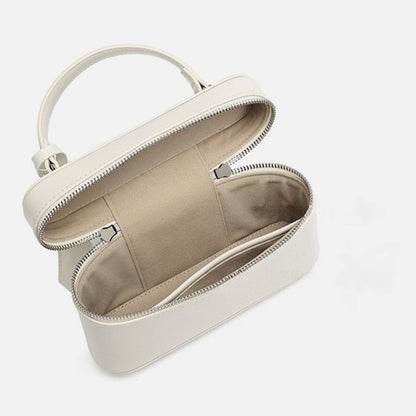 Minimalist Genuine Leather Square Box Clutch Bag