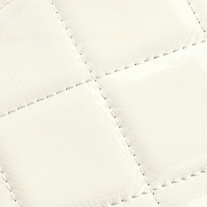 Exquisite Glossy Genuine Leather Quilted Chain Clutch Bag