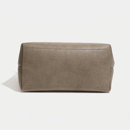 Heritage lässige Dumpling-Clutch aus echtem Leder