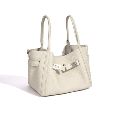 Casual Genuine Leather Mini Bucket Clutch Bag