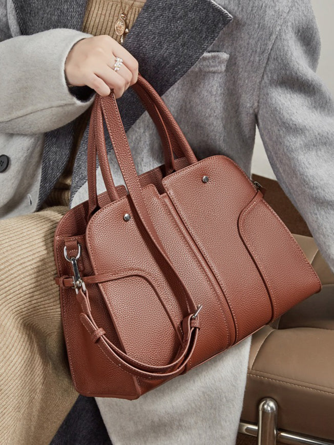 حقيبة إكزكيوتيف مصممة جلد طبيعي - حقيبة عمل أنيقة بلوحات