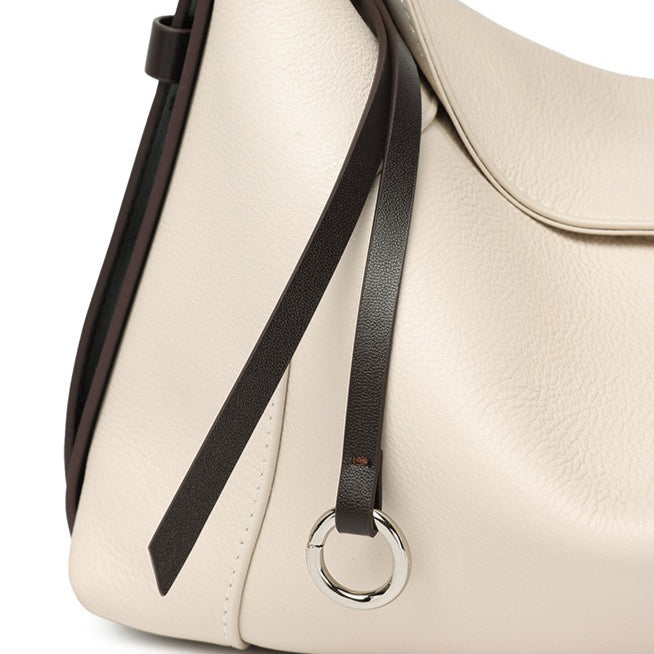 Anspruchsvolle Silhouette Handtasche aus echtem Leder zum Umhängen