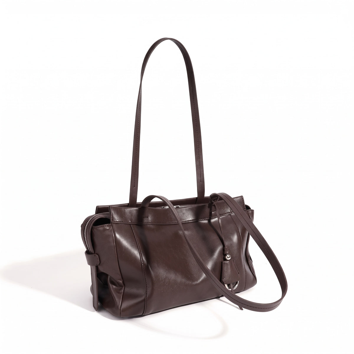 Zeitlose Clutch aus geschmeidigem Echtleder