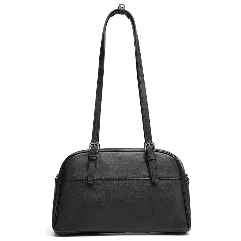 Mellow Rustic Genuine Leather Boston Clutch Bag