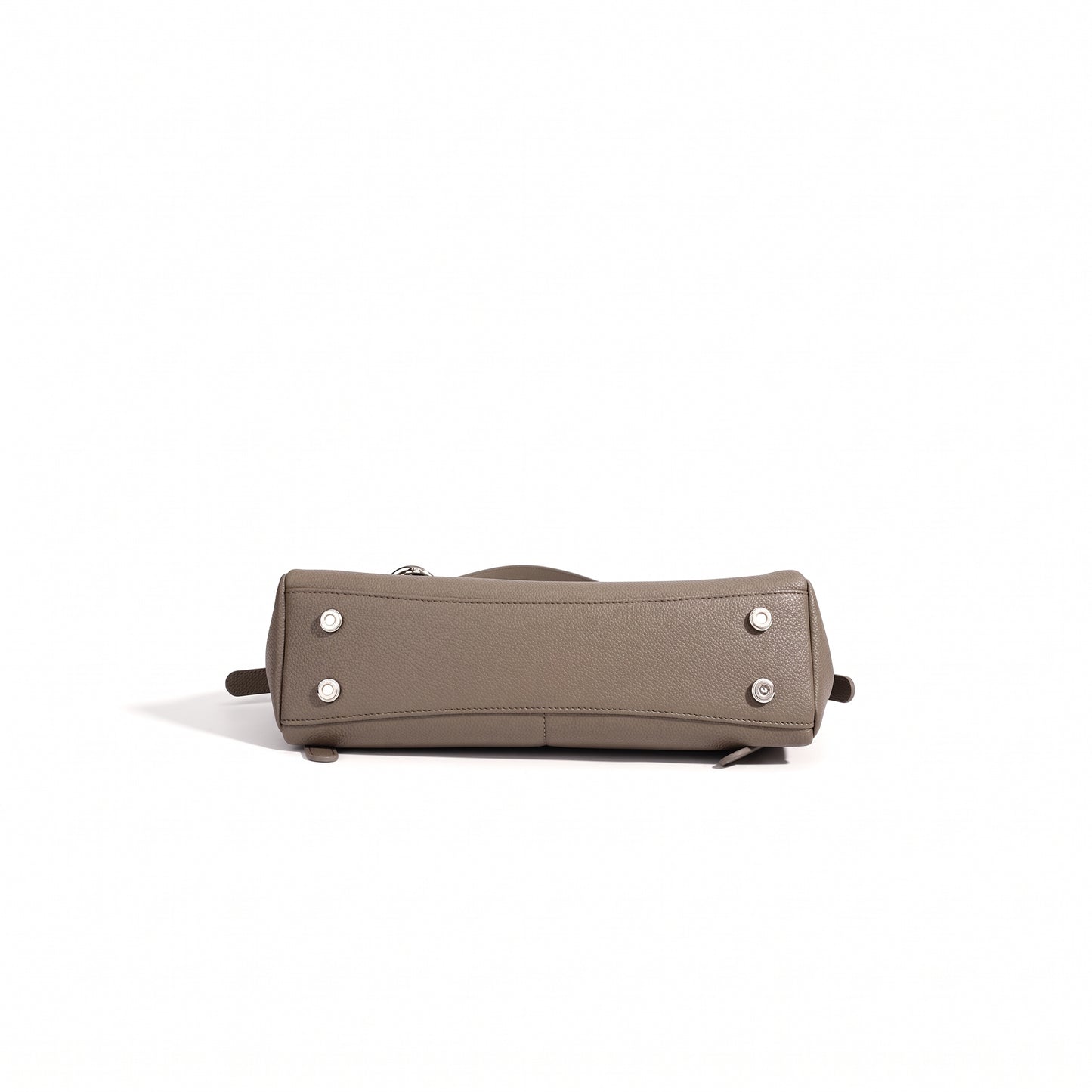 Mellow Pebbled Genuine Leather Flap Clutch Bag with Coin Pouch
