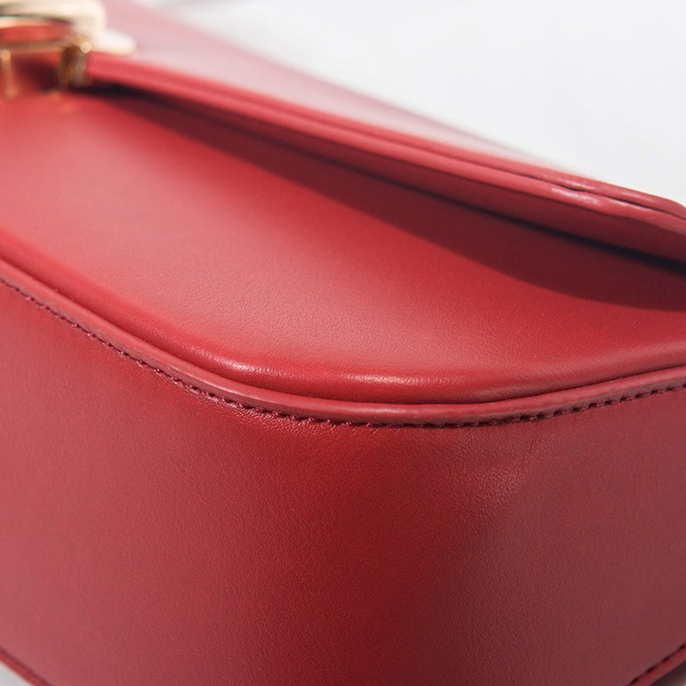 Sophisticated Vegan Eco-Leather Baguette Clutch Bag