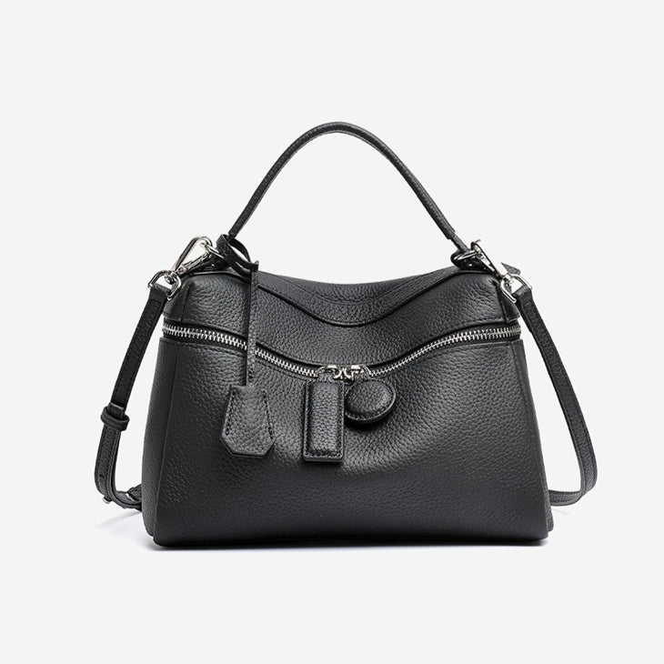 Chic Genuine Leather Square Pillow Clutch Bag