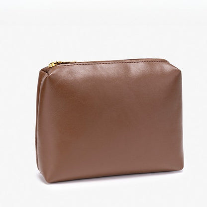 Classic Minimalist Vegan Eco-Leather Hobo Tote Clutch Bag
