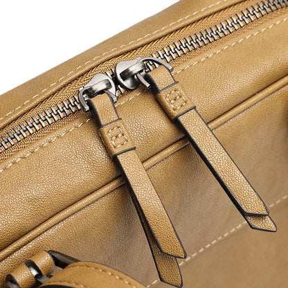 Mellow Rustic Genuine Leather Boston Clutch Bag