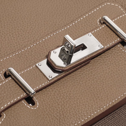 Minimalist Genuine Leather Sling Chest Bag