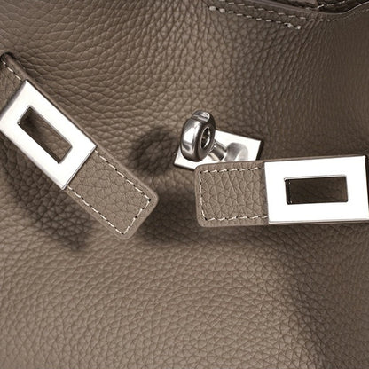 Casual Genuine Leather Mini Bucket Clutch Bag