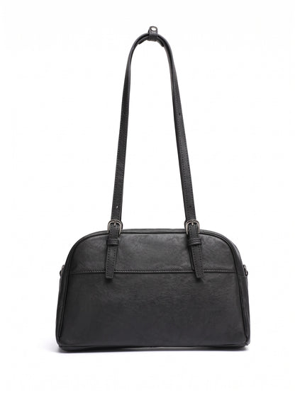 Mellow Rustic Genuine Leather Boston Clutch Bag