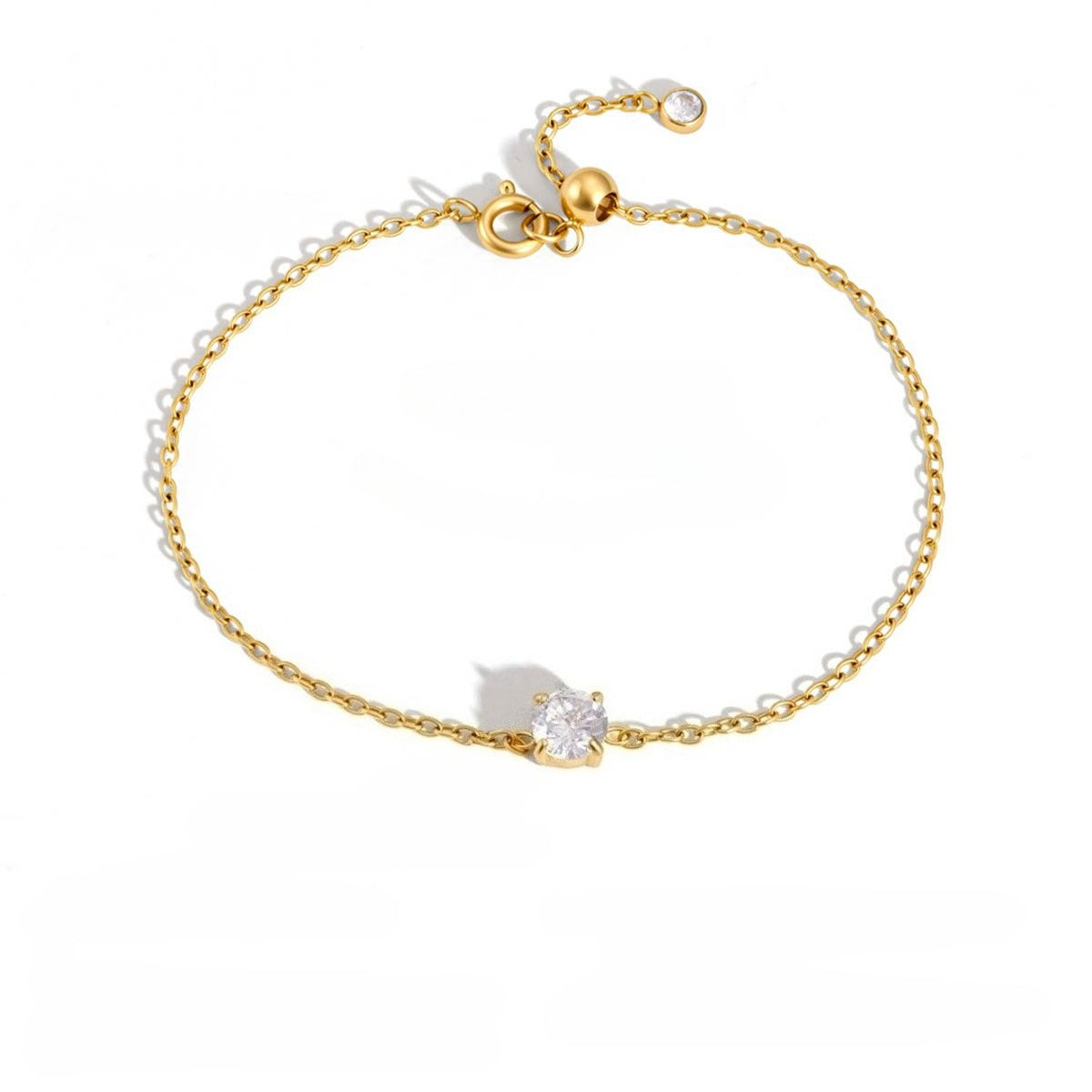 Minimalist Constellation Geometric Solitaire Layering Bracelet