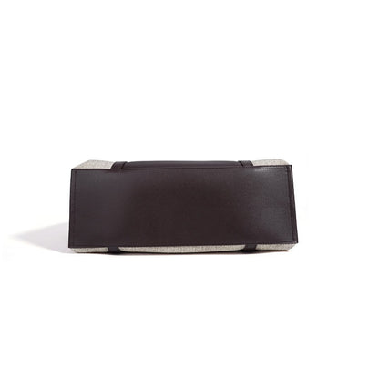 Minimalist Canvas Spacious Tote Clutch Bag