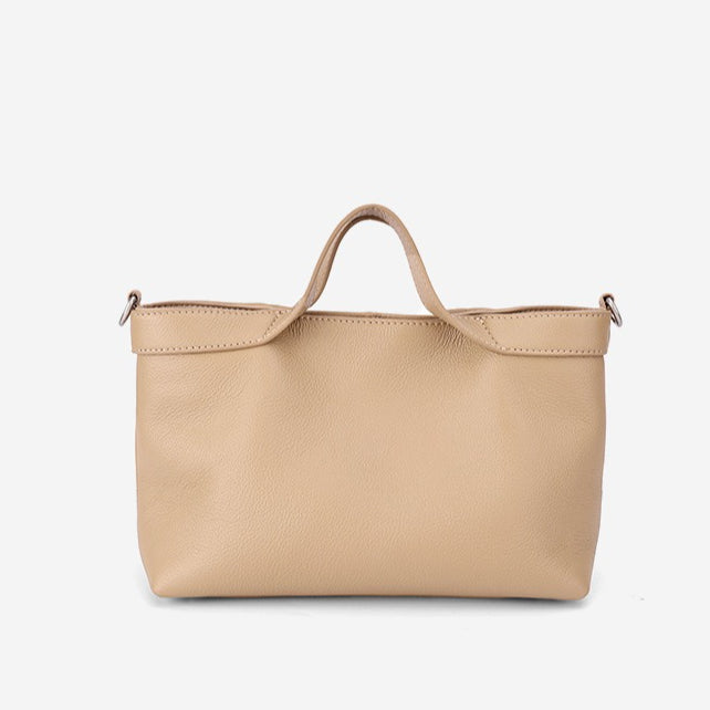 Sand Dune Mini Tote Genuine Leather Clutch Bag