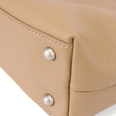 Sand Dune Mini Tote Genuine Leather Clutch Bag