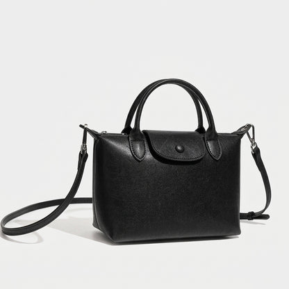 Heritage lässige Dumpling-Clutch aus echtem Leder
