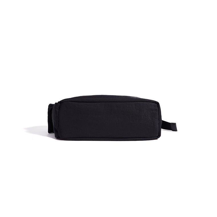 Minimalist Slouchy Nylon Shoulder Clutch Bag