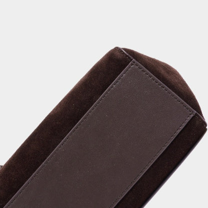 Muted Suede Genuine Leather Clutch Bag