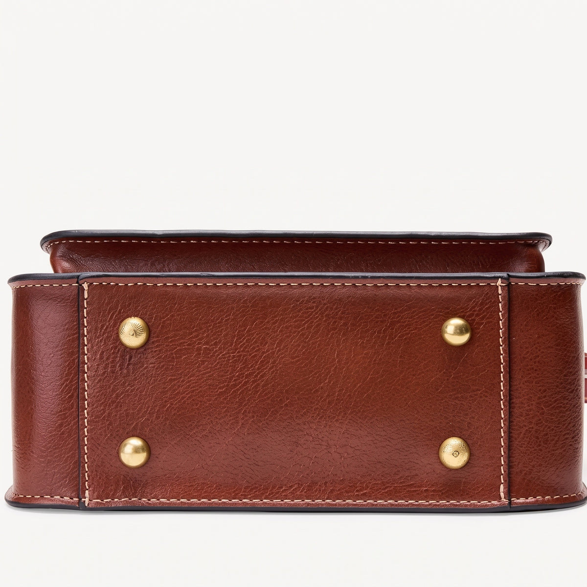 Borsa a tracolla postina da donna in vera pelle, elegante