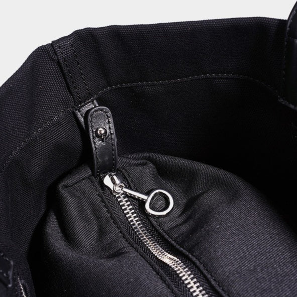 Casual Linen Canvas Tote Clutch Bag