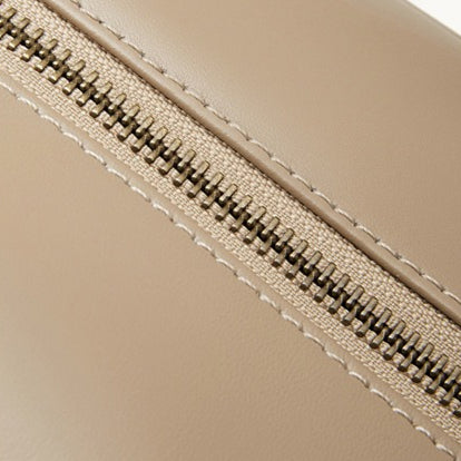 Women's Large Smooth Genuine Leather Bag - Versatile 2-Way Carry Office Work Tote