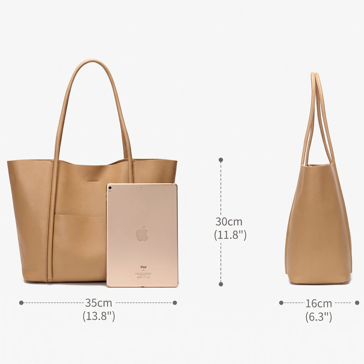 Borsa Tote Estiva da Donna in Vera Pelle