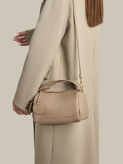 Casual Vegan Eco-Leather Boston Clutch Bag