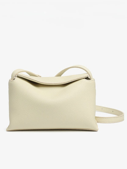 The Artisan Niche Genuine Leather Crossbody Bag with Hidden Magnetic Clasp