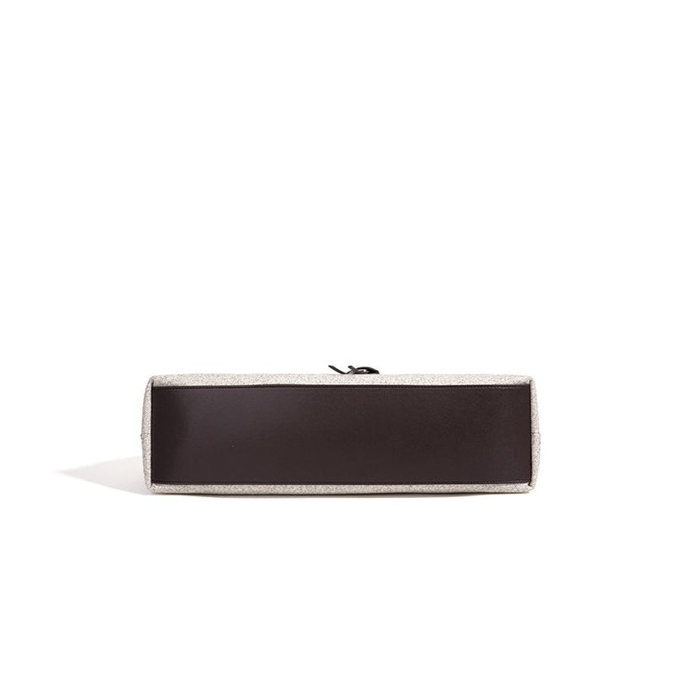 Mellow Canvas Spacious Flap Clutch Bag