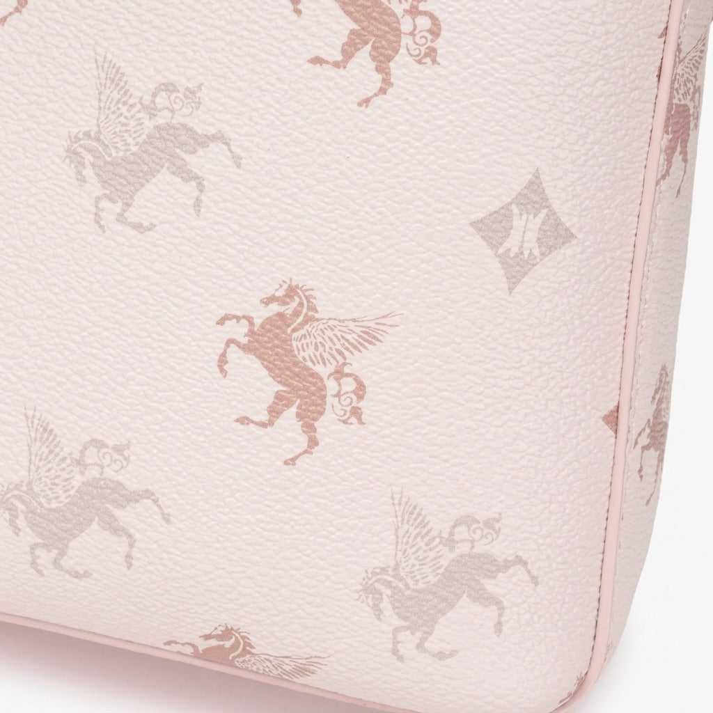 Whimsy Pegasus Pattern Vegan Eco-Leather Mini Flap Clutch Bag