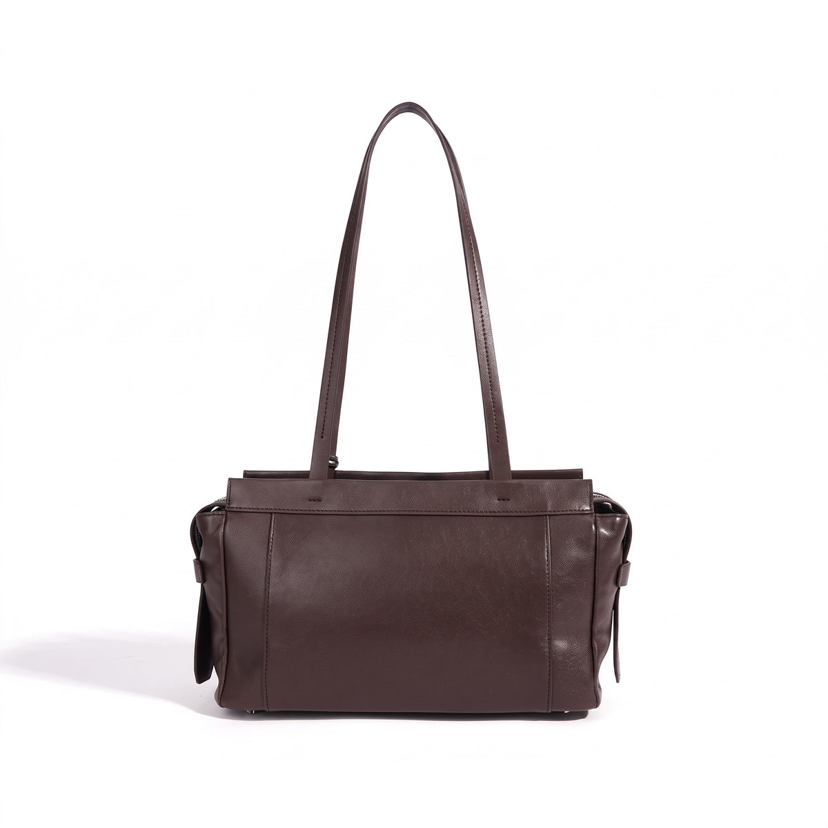 Zeitlose Clutch aus geschmeidigem Echtleder