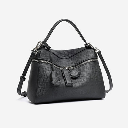Chic Genuine Leather Square Pillow Clutch Bag