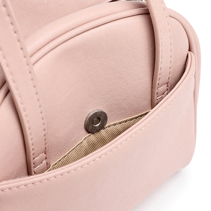 Geantă clutch Boston mini, mică și șic, din piele naturală, cu accesoriu jucăuș în formă de stea