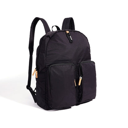 Minimalist Nylon Spacious Capacity Zipper Backpack