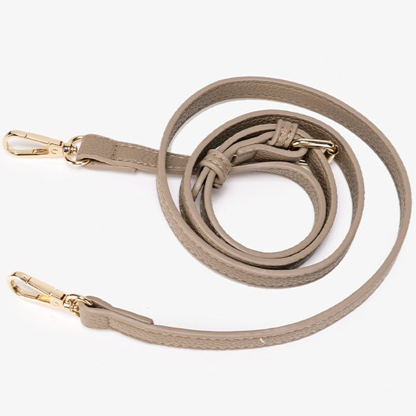 Minimalist Pebbled Vegan Eco-Leather Bucket Clutch Bag with Bear Charm