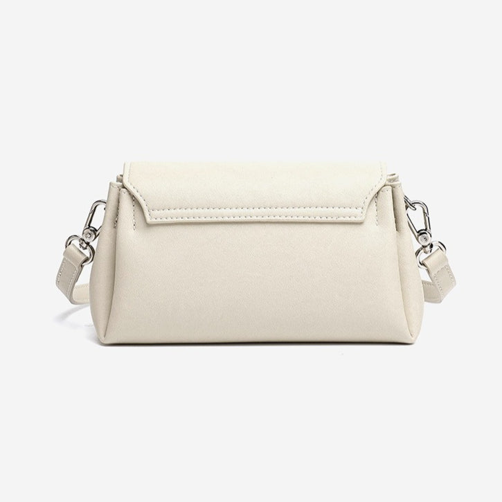 Featherlight Pebbled Genuine Leather Pillow Clutch Bag