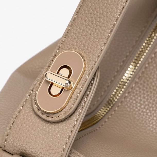 Casual Vegan Eco-Leather Boston Clutch Bag