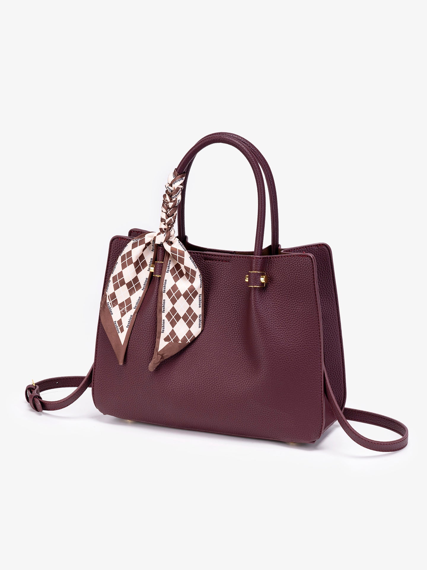 Modern Sleek Vegan Eco-Leather Tote Clutch Bag