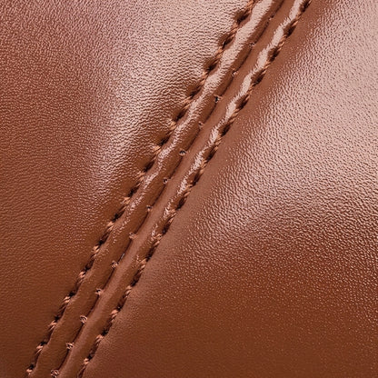 Borsa da donna in vera pelle con fibbia a ferro di cavallo