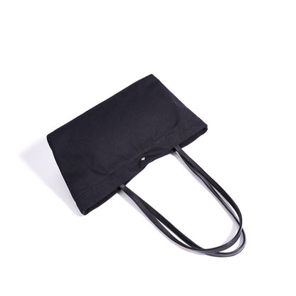 Casual Linen Canvas Tote Clutch Bag