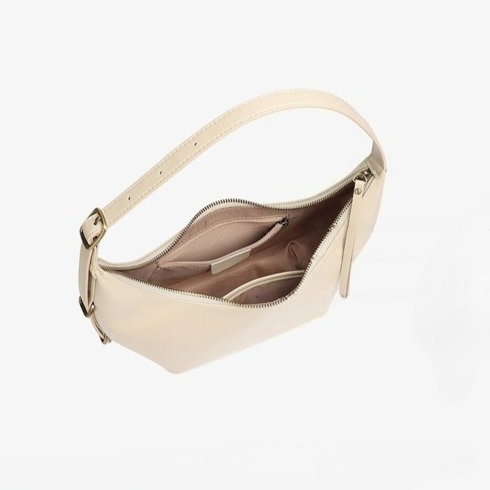 Niche Timeless Genuine Leather Dumping Bag With Unique Oil Waxed Patina