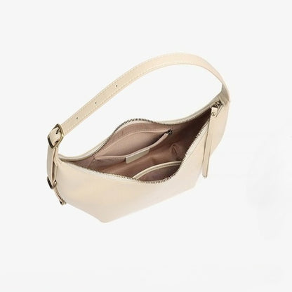 Niche Timeless Genuine Leather Dumping Bag With Unique Oil Waxed Patina