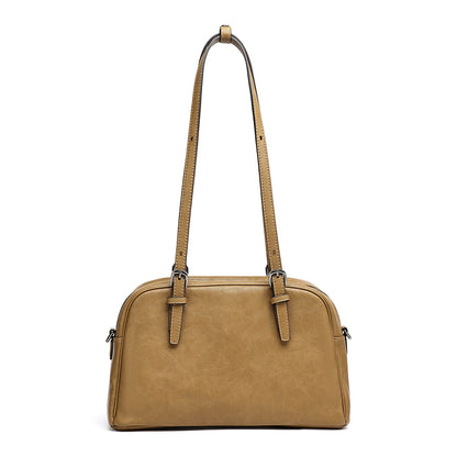 Mellow Rustic Genuine Leather Boston Clutch Bag