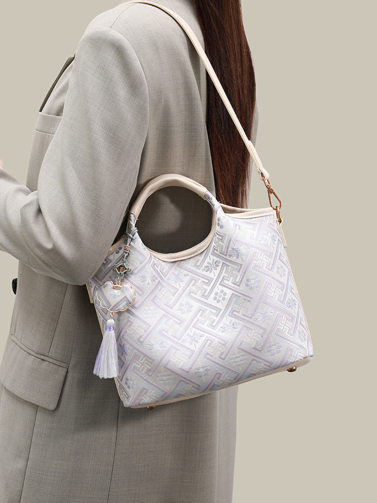 Muted Gentle Vegan Eco-Leather Mini Tote Clutch Bag