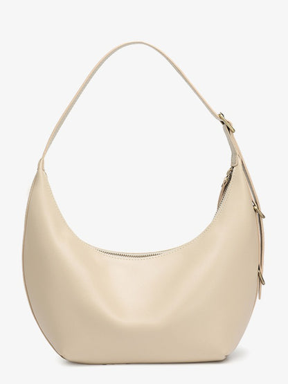 Niche Timeless Genuine Leather Dumping Bag With Unique Oil Waxed Patina