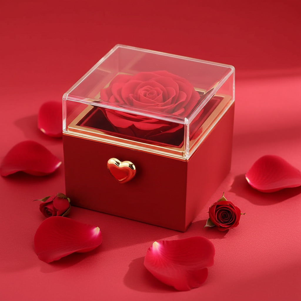 Rose Gift Box for Jewelry
